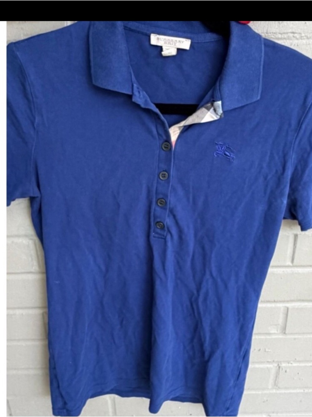 Burberry Brit Navy Blue Polo Shirt S